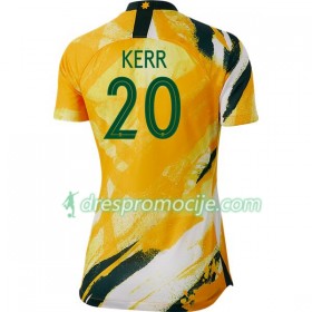 Australija Dres Sam Kerr 20 Domaći Svjetsko Prvenstvo - Žene 2019 Kratkih Rukava